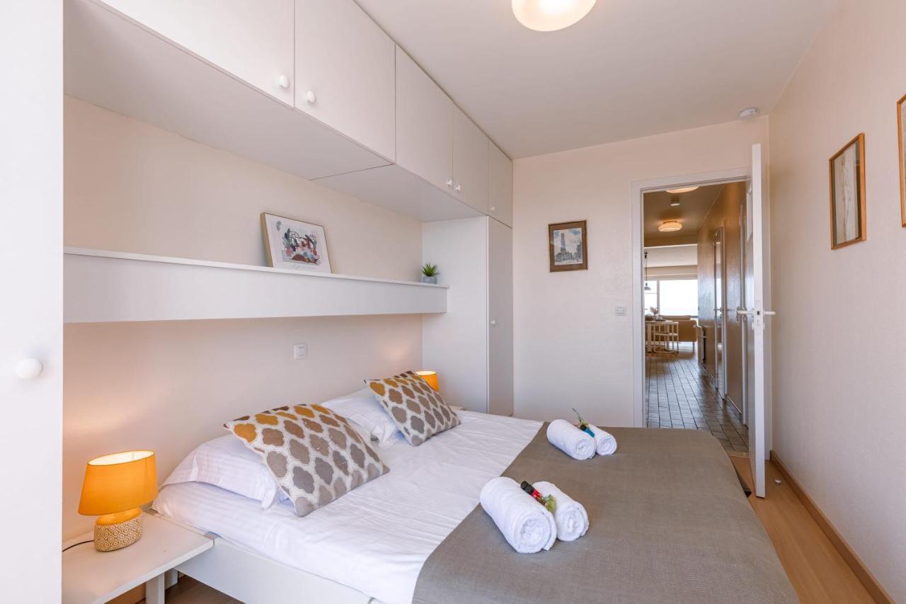 Stunning Seaview Apt On 7Th Floor At Beachfront Knokke-Heist Eksteriør bilde