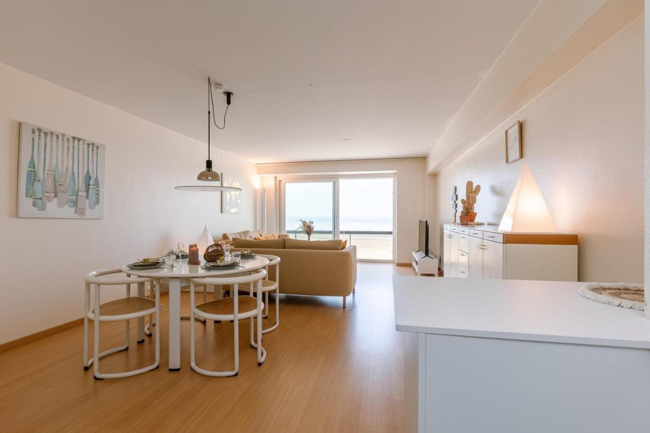 Stunning Seaview Apt On 7Th Floor At Beachfront Knokke-Heist Eksteriør bilde